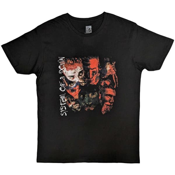 System Of A Down Unisex T-Shirt: Painted Faces (XX-Large)