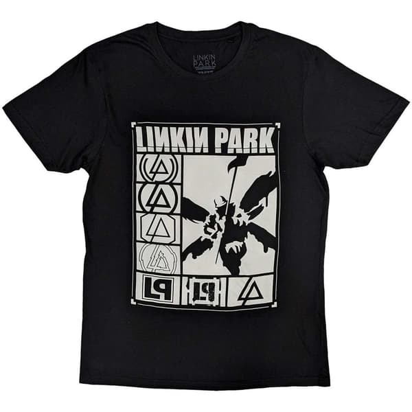 Linkin Park Unisex T-Shirt: Logos Rectangle (XX-Large)