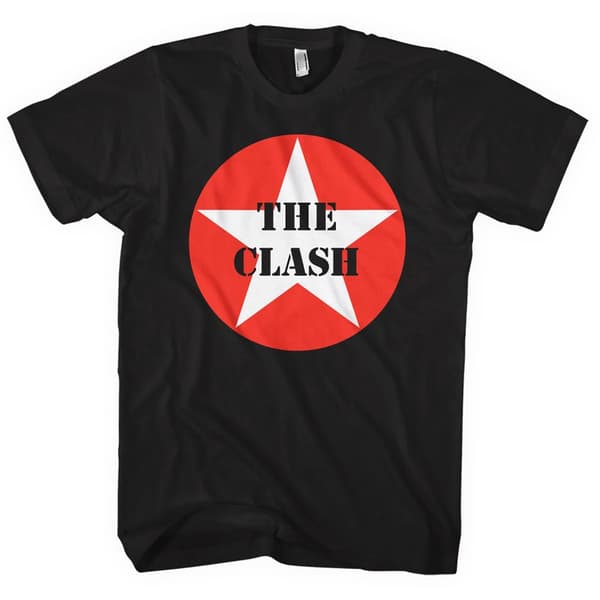 The Clash Unisex T-Shirt: Star Badge (Small)
