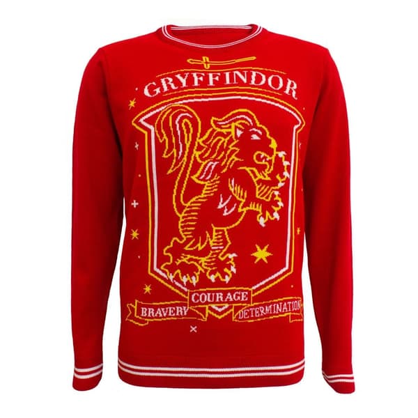 Harry Potter Sweatshirt Christmas Jumper Gryffindor (M)