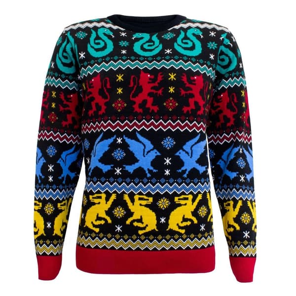 Harry Potter Sweatshirt Christmas Jumper Houses (XL)