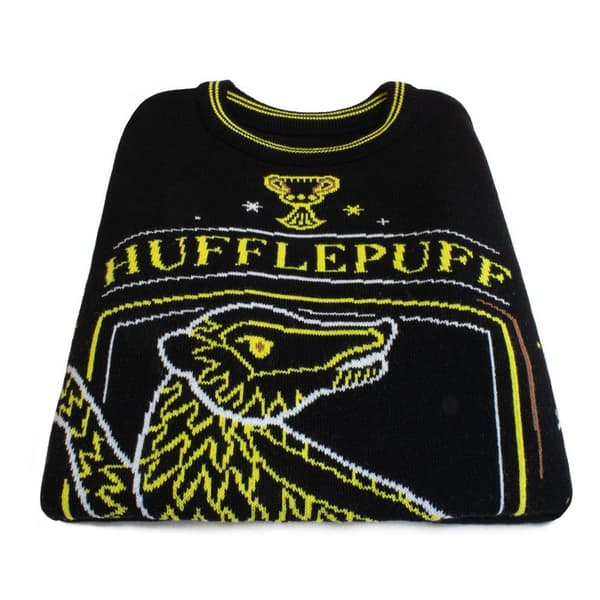 Harry Potter Sweatshirt Christmas Jumper Hufflepuff (L)