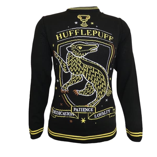 Harry Potter Sweatshirt Christmas Jumper Hufflepuff (L)