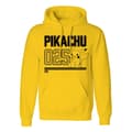 Miniatyrbilde 1 av 3: Pokemon Hooded Sweater Pikachu Line Art (S)