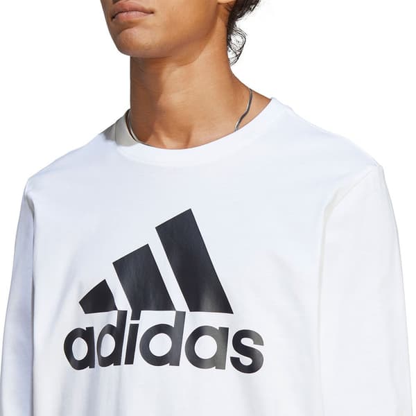 Adidas Långärmad T-shirt Bl Sj Vit M / Regular Man