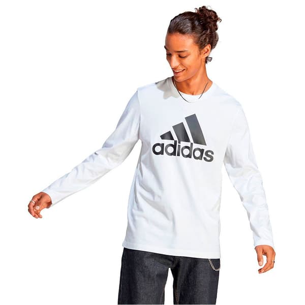 Adidas Långärmad T-shirt Bl Sj Vit M / Regular Man