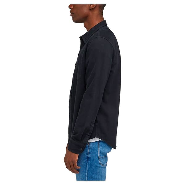 Lee Lang ærmet Skjorte Button Down Sort L Mand