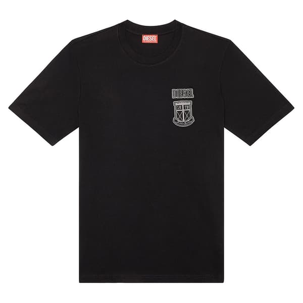 Diesel Kortärmad T-shirt Diegor K67 Svart XL Man