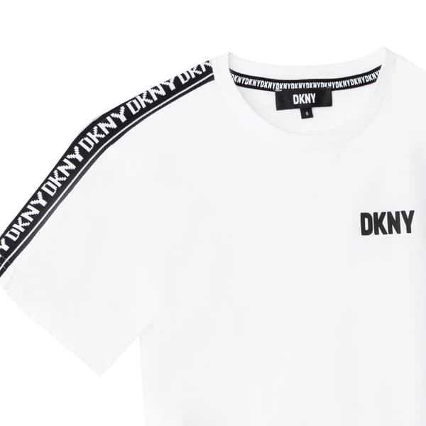 Dkny Lyhythihainen T-paita D25e18 Valkoinen 10 Years