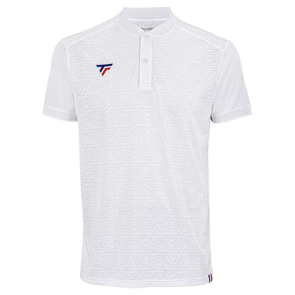 Tecnifibre Kortärmad Piké Team Mesh Vit S Man