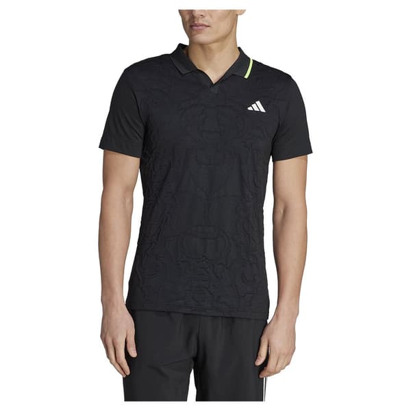 Adidas Kortärmad Piké Aeroready Freelift Pro Svart M Man