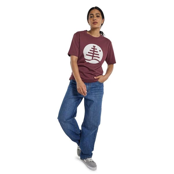 Burton Kortærmet T-shirt Family Tree Rød S Mand