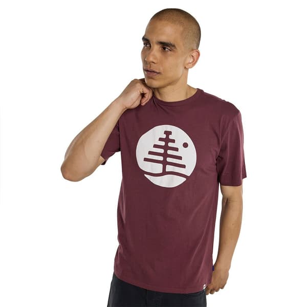 Burton Kortærmet T-shirt Family Tree Rød S Mand