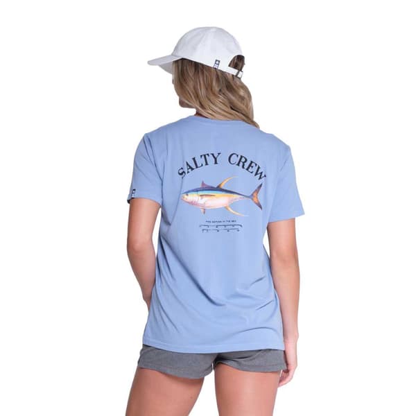 Salty Crew Lyhythihainen T-paita Ahi Mount Sininen XL Nainen