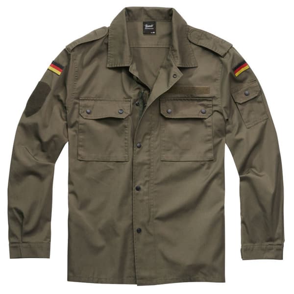 Brandit Pitkähihainen Paita Bw Field Vihreä 2XL Mies