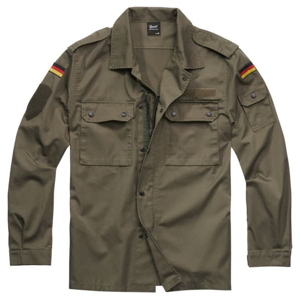 Brandit Pitkähihainen Paita Bw Field Vihreä 2XL Mies