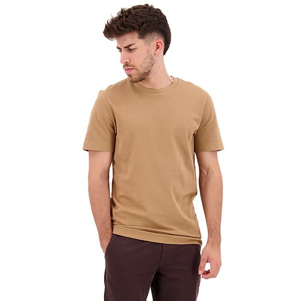 Boss Kortærmet T-shirt Tiburt 240 10231018 01 Beige L Mand
