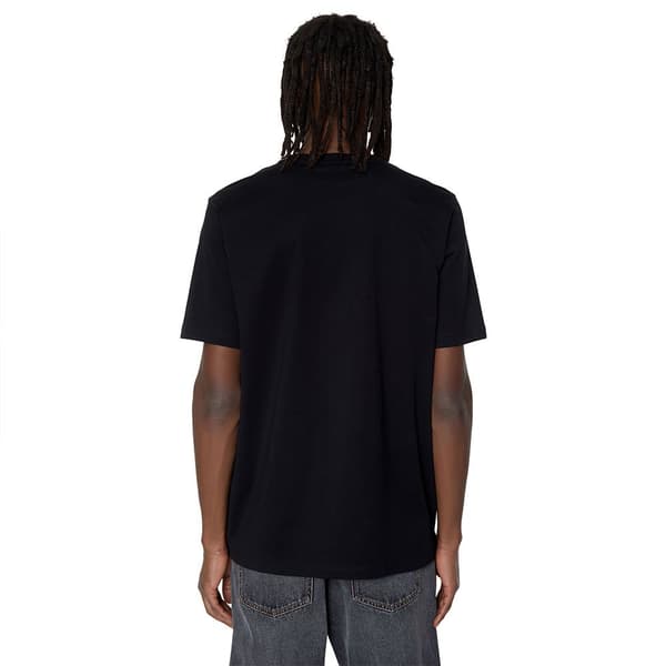 Diesel Kortärmad T-shirt Just Microdiv Svart M Man