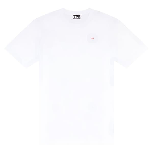 Diesel Kortärmad T-shirt Just Microdiv Vit L Man