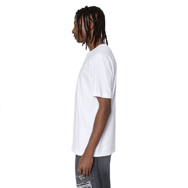 Diesel Kortärmad T-shirt Just Microdiv Vit L Man