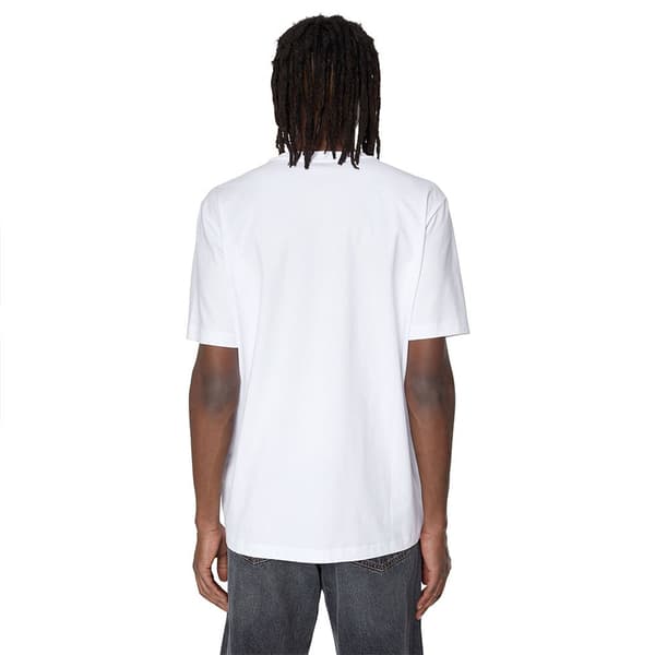 Diesel Kortärmad T-shirt Just Microdiv Vit L Man