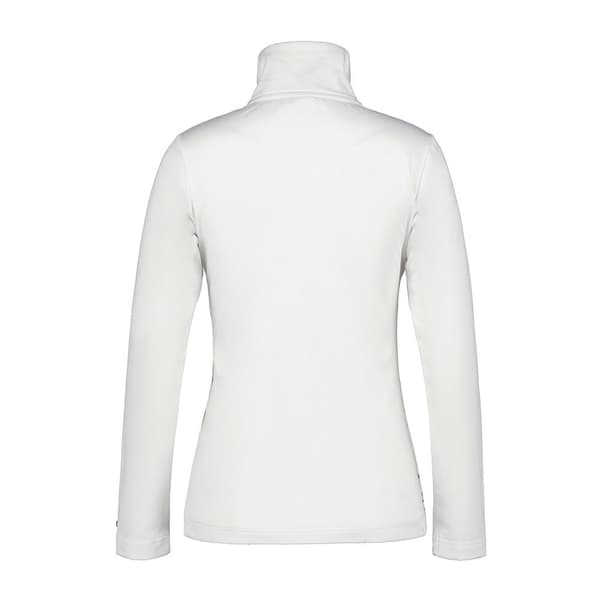 Luhta Langærmet T-shirt Med Halv Lynlås Puolakkavaara Hvid L Kvinde