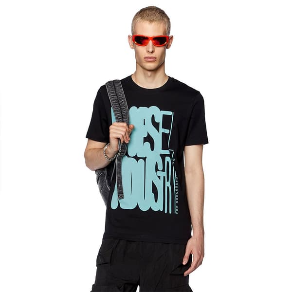 Diesel Kortærmet T-shirt Diegor K66 Sort S Mand