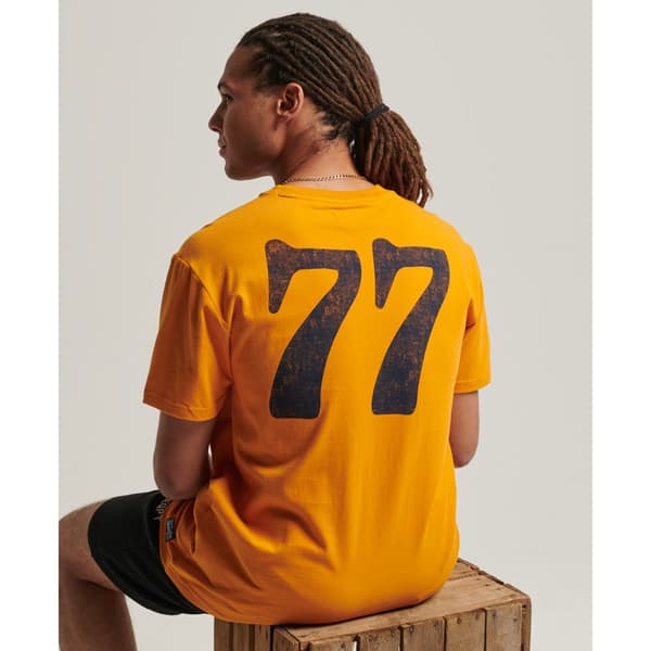 Superdry T-paita Vintage Collegiate Oranssi S Mies