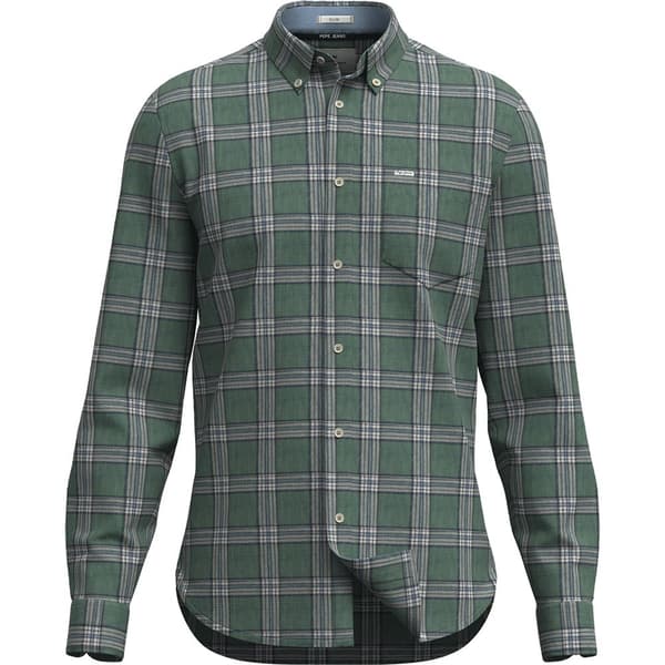 Pepe Jeans Pitkähihainen Paita Crow Vihreä M Mies