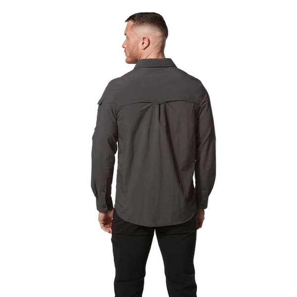 Craghoppers Lang Ærmet Skjorte Nosilife Adventure Ii Grå 2XL Mand