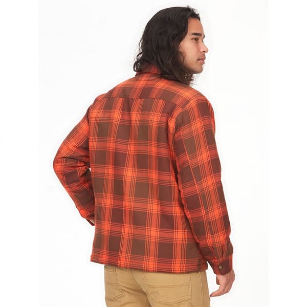 Marmot Pitkähihainen Paita Ridgefield Sherpa Flannel Oranssi M Mies