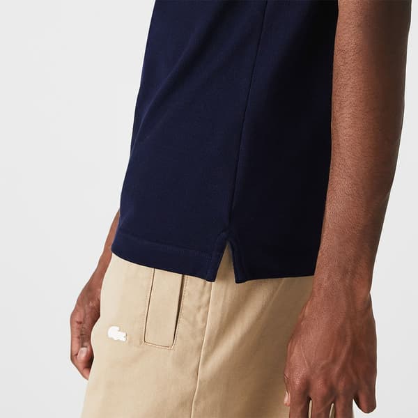 Lacoste Tiukka Lyhythihainen Poolopaita Petit Piqué Sininen S Mies