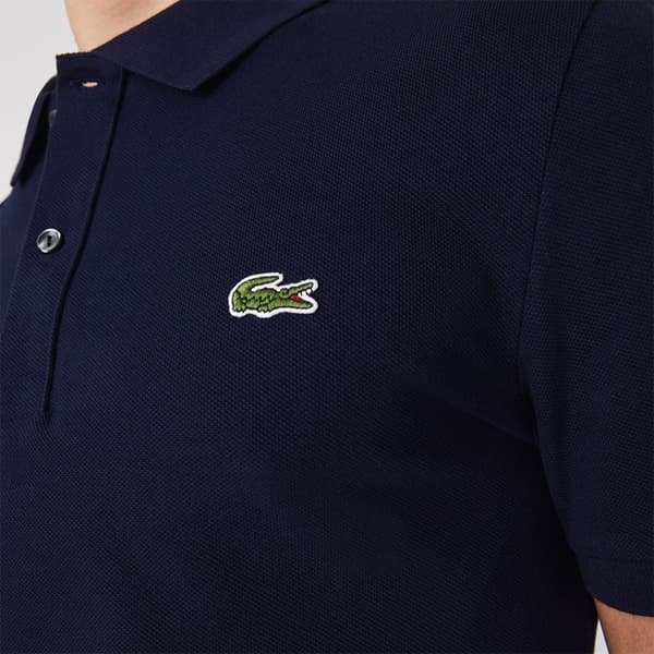Lacoste Tiukka Lyhythihainen Poolopaita Petit Piqué Sininen S Mies