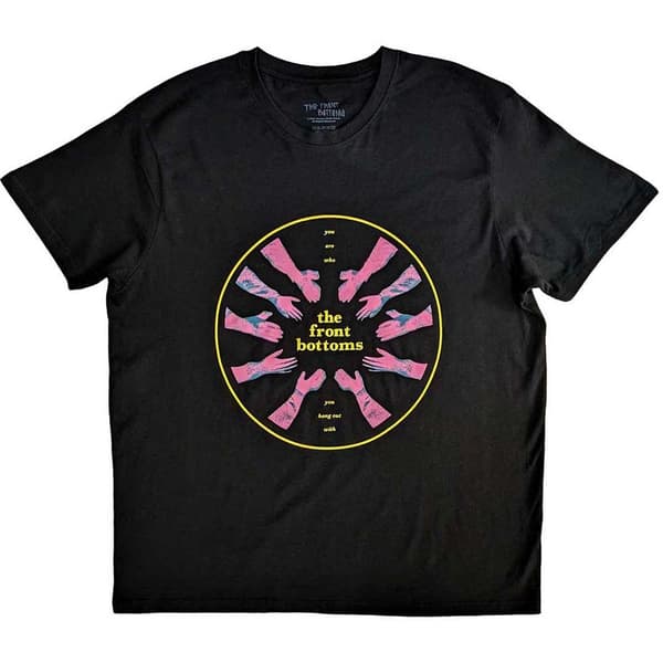 The Front Bottoms Unisex T-Shirt: Circle Hands (Large)