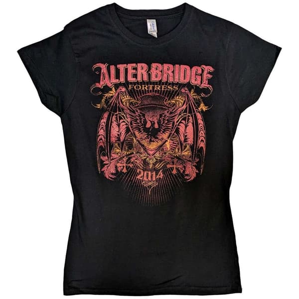 Alter Bridge Ladies T-Shirt: Fortress Batwing Eagle  (Medium)