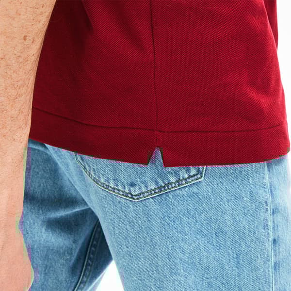 Lacoste Kortärmad Pikétröja Best Röd S Man