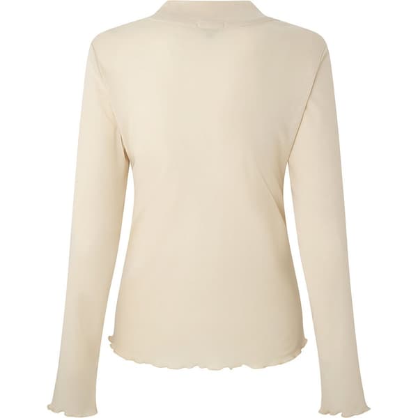 Pepe Jeans Långärmad T-shirt Charlene Beige M Kvinna