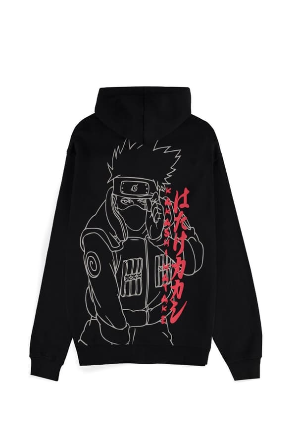 Naruto Shippuden - Kakashi Line Art - Men's Zipper Hoodie - XL