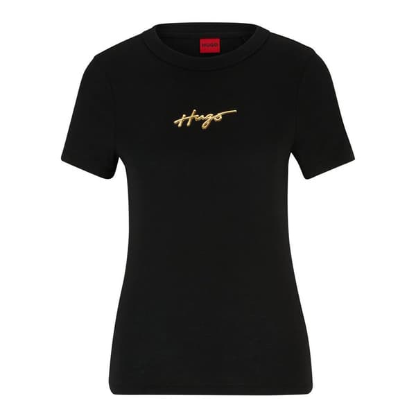 Hugo Kortærmet T-shirt Classic 4 Sort S Kvinde