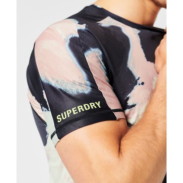 Superdry Kortärmad T-shirt Run Vit M Man