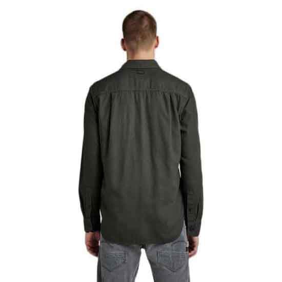 G-star Lang ærmet Skjorte Container Pocket Regular Grøn M Mand
