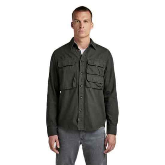 G-star Långärmad Tröja Container Pocket Regular Grönt M Man