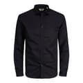 Miniatyrbillede 3 af 7: Jack & Jones Lang ærmet Skjorte Blacardiff Plus Sort 7XL Mand