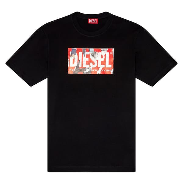 Diesel Kortärmad T-shirt Just L13 Svart L Man