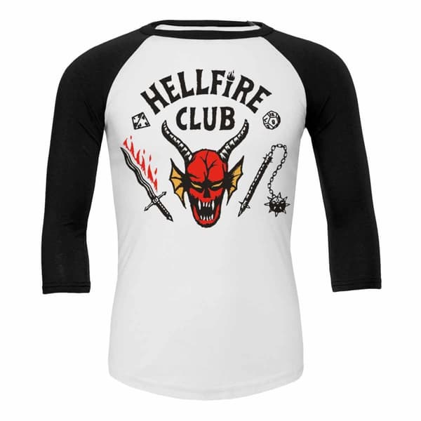 Stranger Things 4 - Hellfire Club (Unisex Raglan) - Small