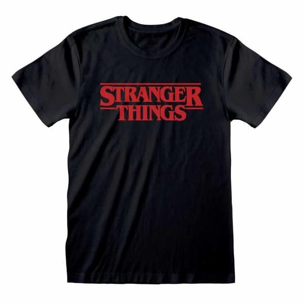 Stranger Things - Logo Black (Unisex) - Ex Ex Large