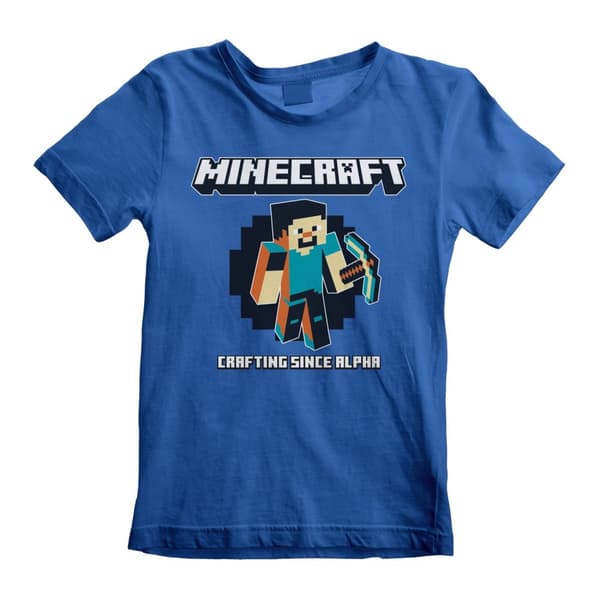 Minecraft - Crafting Since Alpha (Kids) T-shirt - Medium