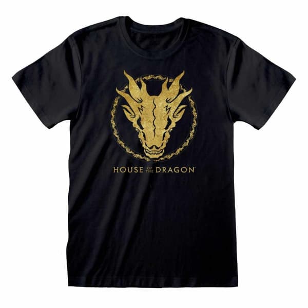 House Of The Dragon - Gold Ink Skull - Small