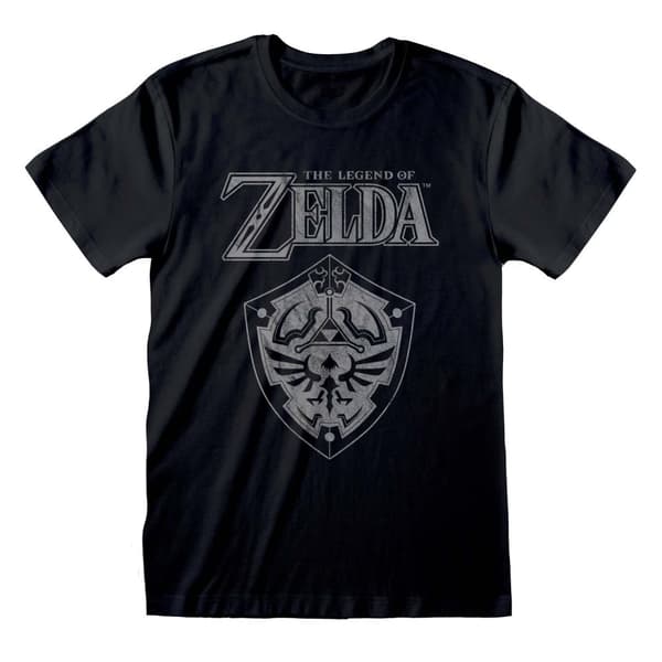 Nintendo Legend Of Zelda - Distressed Shield - Large