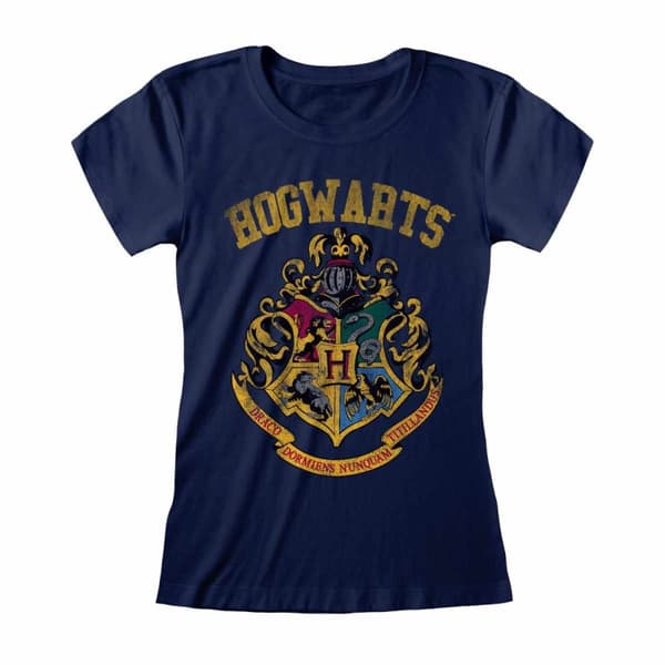 Harry Potter - Hogwarts Faded Crest (Fitted) - Small